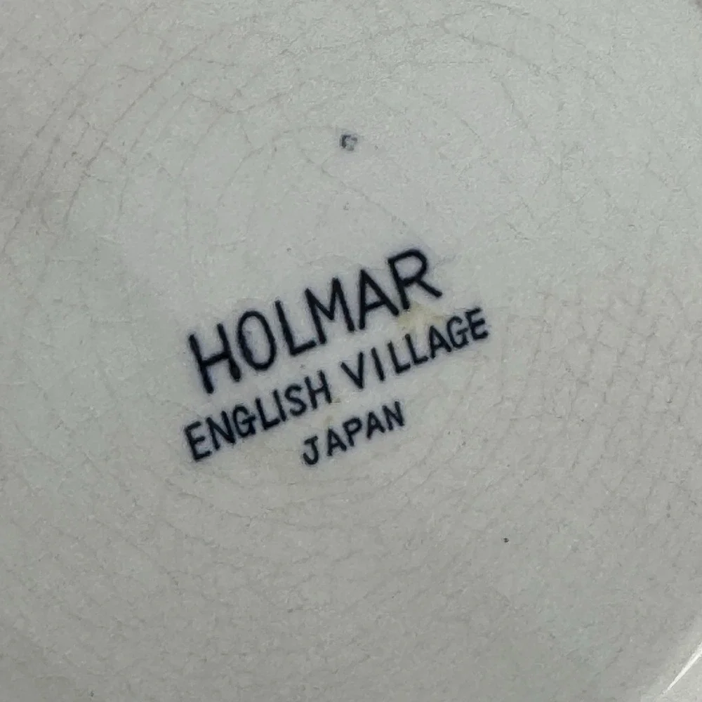 Vintage Holmar English Village Blue 10